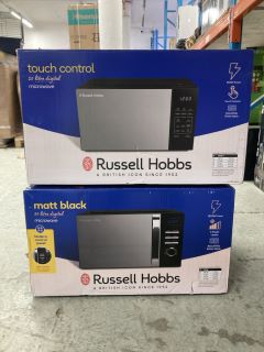 2 X RUSSELL HOBBS MICROWAVE OVENS