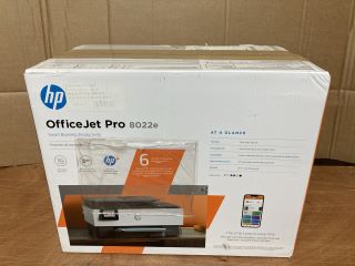 HP OFFICE JET PRO 8022E PRINTER