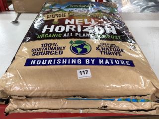 2 X BAGS OF WESTLAND NEW HORIZON ORGANIC ALL PLANT COMPOST
