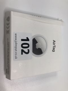 APPLE AIRTAG TRACKING DEVICE IN WHITE: MODEL NO A2187 (WITH BOX(NO BATTERY))  [JPTN39916]
