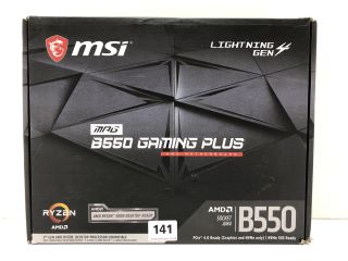 MSI MAG B550 GAMING PLUS AMD MOTHERBOARD