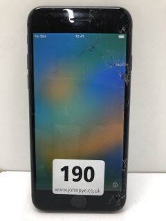 APPLE IPHONE 8 64GB SMARTPHONE IN SPACE GREY: MODEL NO A1905 (DAMAGED SCREEN) (NO BOX,NO CHARGER)  [JPTN39950]