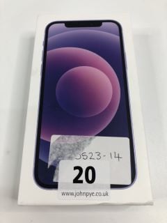 APPLE IPHONE 12  SMARTPHONE IN PURPLE: MODEL NO SM-R860 (WITH BOX & CHARGE CABLE)  [JPTN39857]