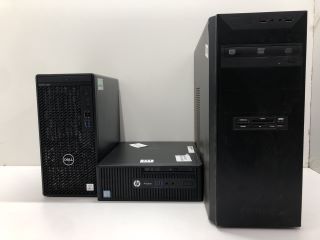 3 X ASSORTED ITEMS TO INCLUDE HP PC PRODESK 400 G3 SFF BUSINESS.  [JPTN39935, JPTN39962, JPTN39937]