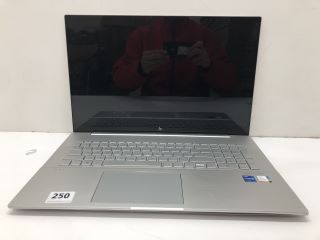 HP ENVY LAPTOP IN SILVER: MODEL NO TPN-C160 (NO BOX,NO CHARGER) (HARD DRIVE REMOVED TO BE SOLD AS SALVAGE/SPARES).   [JPTN39613]