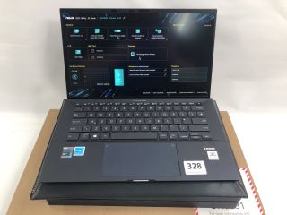 ASUS B94000CE LAPTOP IN DARK BLUE. (WITH BOX,NO CHARER) (HARD DRIVE REMOVED).   [JPTN39983]