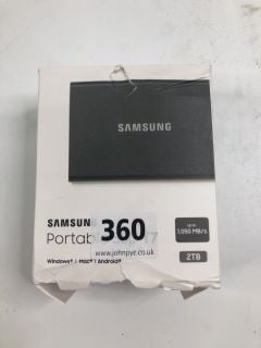 SAMSUNG PORTABLE SSD T7 SSD CARD IN BLACK. (WITH BOX)  [JPTN40006]