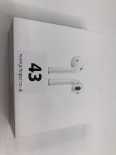 APPLE AIRPODS EARPODS IN WHITE: MODEL NO A1602 A2031 A2032 (WITH BOX)  [JPTN39926]