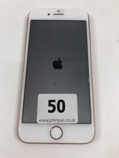 APPLE IPHONE 8 64GB SMARTPHONE IN ROSE GOLD: MODEL NO A1905 (UNIT ONLY) (DAMAGE TO FRONT & BACK OF PHONE)  (NO BOX,NO CHARGER) [JPTN39859]