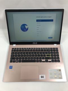 ASUS NOTBOOK E510M 128GB LAPTOP IN PINK. (WITH CHARGER,WITH BOX) (TOUCHPAD FAULT). INTEL CELERON   N4020, 4GB RAM,   [JPTN39809]