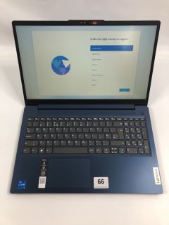 LENOVO IDEALPAD 512GB LAPTOP IN BLUE. (WITH BOX & CHARGER). INTEL CORE I5-1250H, 16GB RAM,   [JPTN39803]