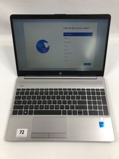 HP 250 G9 4GB 1TB LAPTOP IN SILVER. (WITH BOX & AC ADAPTER (NO POWER CABLE)). INTEL CORE I5-1235U, 12GB RAM, 15.6" SCREEN (WITH CHARGER,WITH BOX) [JPTN39797]