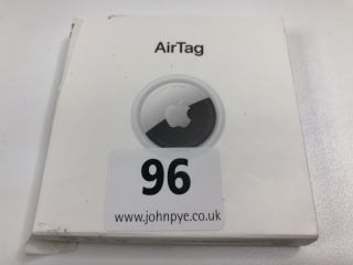 APPLE AIRTAG TRACKING DEVICE IN WHITE: MODEL NO A2187 (WITH BOX)  [JPTN39907]