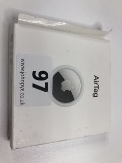 APPLE AIRTAG TRACKING DEVICE IN WHITE: MODEL NO A2187 (WITH BOX)  [JPTN39913]