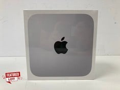 MAC MINI M1 A2348 256GB SSD PC (ORIGINAL RRP - €555,00) IN SILVER. (WITH SEALED BOX. DOES NOT CONTAIN MONITOR, KEYBOARD OR MOUSE.). 8C, 8GB RAM, , INTEGRATED. (SEALED UNIT). [JPTZ5988]