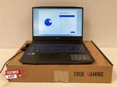 MSI PULSE GL66 1 TB LAPTOP (ORIGINAL PRICE - 1070,21 EUROS) IN BLACK: MODEL NO 12UGSZOK-1204XES (WITH BOX AND CHARGER, ONLY WORKS WHEN PLUGGED INTO THE MAINS). I7-12700H, 16 GB RAM, , NVIDIA GEFORCE