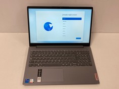 LENOVO IDEAPAD 3 15ITL6 512GB SSD LAPTOP (ORIGINAL RRP - €898,99) IN GREY. (WITHOUT BOX AND CHARGER, QWERTY KEYBOARD. TOUCH MOUSE DOES NOT WORK). I7-1165G7 2.80 GHZ, 8GB RAM, 15.6" SCREEN, INTEL IRIS