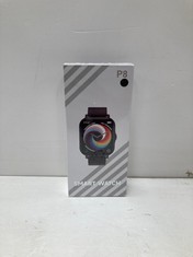 10 X SMART WATCH BLACK MODEL P8 - LOCATION 44A.