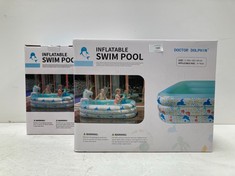 2 X INFLATABLE POOLS MODEL DD02107 - LOCATION 40A.