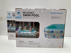 2 X INFLATABLE POOLS MODEL DD02107 - LOCATION 32A.