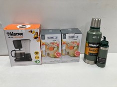 5 X MISCELLANEOUS KITCHEN ITEMS INCLUDING COFFEE MAKER TRISTAR CM-1245 BLACK - LOCATION 33A.