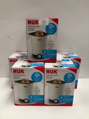 5 X NUK THERMO EXPRESS BOTTLE WARMER, ESPECIALLY FAST AND GENTLE HEATING IN ONLY 90 SECONDS, FOR CUPS AND BOTTLES - LOCATION 22B.