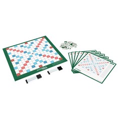 8 X SCRABBLE DUPLICATE - BOARD AND TRAY CARD GAME, UP TO 6 SIMULTANEOUS PLAYERS, GTJ31 - LOCATION 18B.