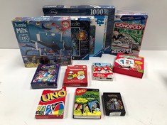 12 X BOARD GAMES INCLUDING UNI RICK AND MORTY - LOCATION 18B.