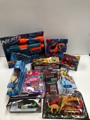 13 X CHILDREN'S TOYS INCLUDING NERF GUN - LOCATION 14B.