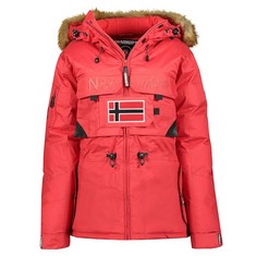 GEOGRAPHICAL NORWAY - MEN'S PARKA BENCH RED L - LOCATION 49A.