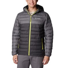 COLUMBIA MEN'S HOODED JACKET, POWDER LITE - LOCATION 46A.