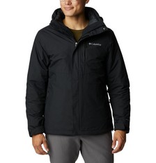 COLUMBIA ELEMENT BLOCKER II INTERCHANGE JACKET MEN'S 3 IN 1 WINTER JACKET SIZE L - LOCATION 38A.