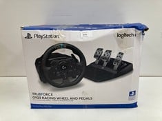 LOGITECH PLAY STATION STEERING WHEEL AND PEDALS MODEL G923 - LOCATION 39C.