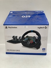 LOGITECH G29 PLAY STATION STEERING WHEEL AND PEDALS - LOCATION 43C.