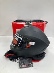 MOTORBIKE HELMET NZI HELMETS MATT BLACK SIZE XS - LOCATION 47C.