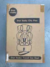 CHILD CAR SEAT STAR IBABY BLACK COLOUR 44 X 28 X 66 CM VALID FOR 9 - 36 KG - LOCATION 48C.