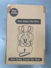 CHILD CAR SEAT STAR IBABY BLACK 44 X 28 X 66 CM VALID FOR 9 - 36 CM - LOCATION 48C.