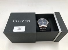 CITIZEN ANALOGUE MEN'S QUARTZ WATCH WITH STAINLESS STEEL STRAP CB0010-88L - LOCATION 4C.