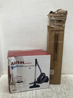 AKITAS DELUXE VACUUM CLEANER TO INCLUDE ZUVO TOWER FAN IN BLACK: LOCATION - G1