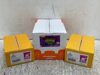 3 X ASSORTED MULTI-PACK SWEET ITEMS TO INCLUDE BONDS OF NICKELODEON TEENAGE MUTANT NINJA TURTLES CANDY CUPS - BBE 10/2024: LOCATION - G2