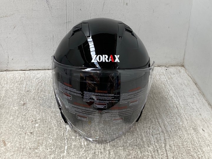 John Pye Auctions ZORAX HELMET IN GLOSS BLACK MODEL OF828 LOCATION
