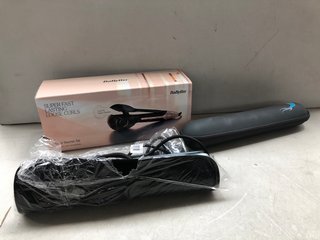 3 X ASSORTED HAIR ITEMS TO INCLUDE BABYLISS WAVE SECRET AIR CURLER: LOCATION - BR10