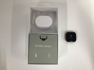 FITBIT VERSA 2 HEALTH & FITNESS TRACKER IN BLACK: MODEL NO FB507 (WITH BOX, CHARGER CABLE & STRAPS) [JPTM117027]
