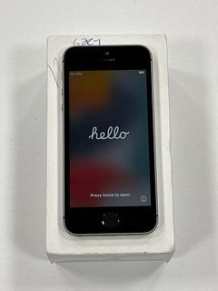 APPLE IPHONE SE 32 GB SMARTPHONE IN SPACE GREY: MODEL NO A1723 (WITH BOX) NETWORK UNLOCKED [JPTM116354]