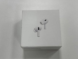 APPLE AIRPODS PRO (2ND GEN) WIRELESS EARBUDS (ORIGINAL RRP - £229) IN WHITE: MODEL NO A3048 A2968 A3047 (BOXED WITH WIRELESS CHARGING CASE) [JPTM117679]