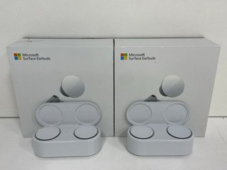 2X MICROSOFT SURFACE WIRELESS HEADPHONES (WITH BOXES & CHARGING CASES) [JPTM117918]