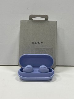 SONY WF-C700N WIRELESS EARBUDS (ORIGINAL RRP - £89.99) IN LAVENDER: MODEL NO YY2968 (BOXED WITH CHARGING CABLE) [JPTM117868]