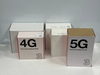 QUANTITY OF THREE HOME / BUSINESS WI-FI ROUTERS (WITH BOXES) [JPTM117648]