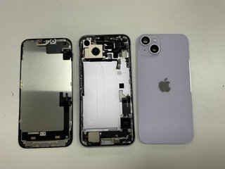 APPLE IPHONE 14 PLUS SMARTPHONE IN PURPLE (UNIT ONLY, MAIN PCB REMOVED (SPARES & REPAIRS) MARKS ON SCREEN) [JPTM117966]