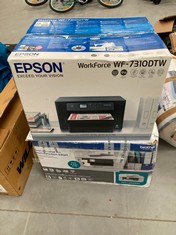 2 X PRINTERS INCLUDING EPSON WORKFORCE WF-7310DTW.